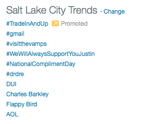 Trending Twitter Hashtags